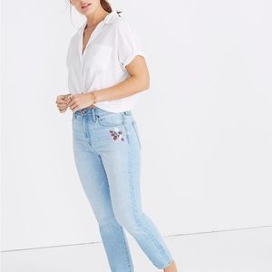 Madewell - Perfect Summer Jean: Embroidery Edition (runs small)